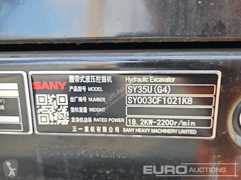 Escavadora  SY35U