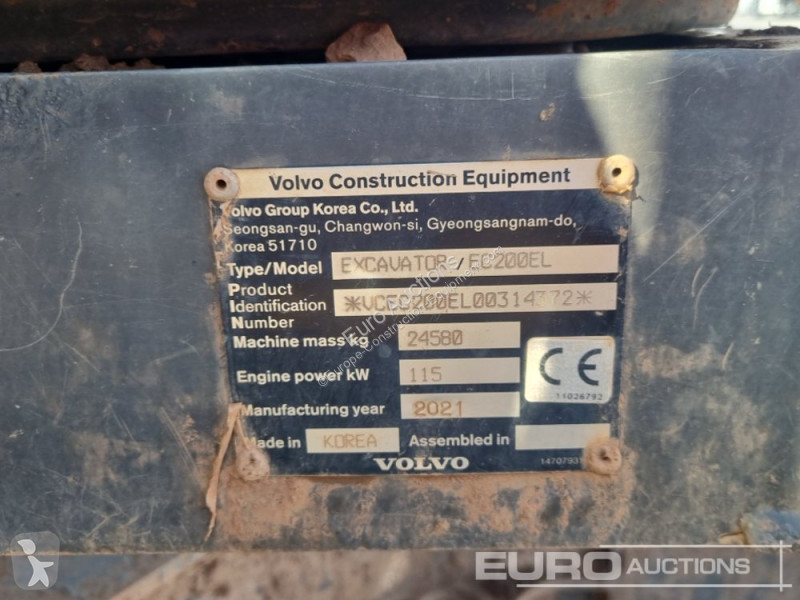 Excavator Volvo EC200EL