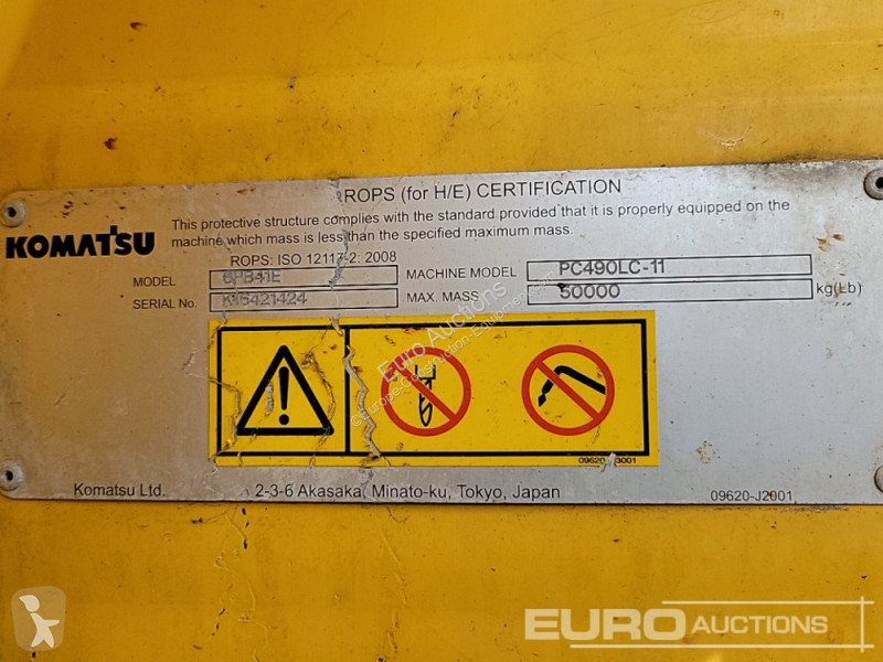 Escavatore Komatsu PC490LC-11
