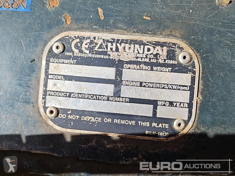 Skovl Hyundai R80CR-9