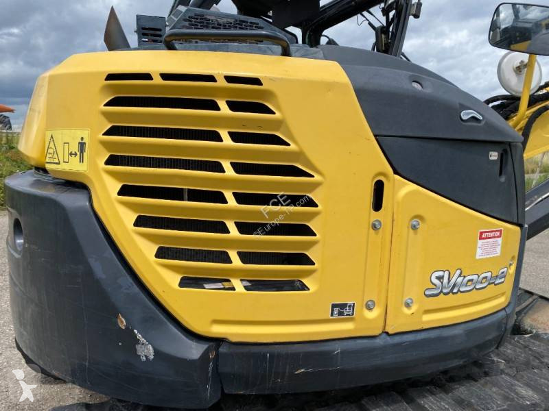جرافة Yanmar SV 100-2A -1er Main endommagée