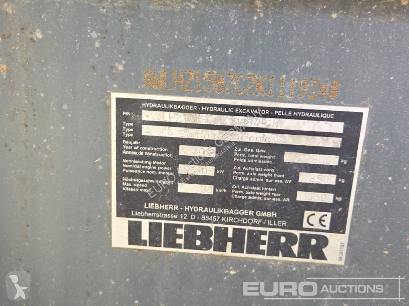 Багер Liebherr A916 Compact Litronic