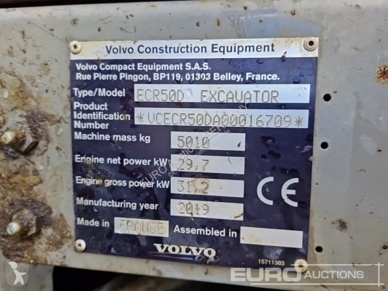 Pelle Volvo ECR50D