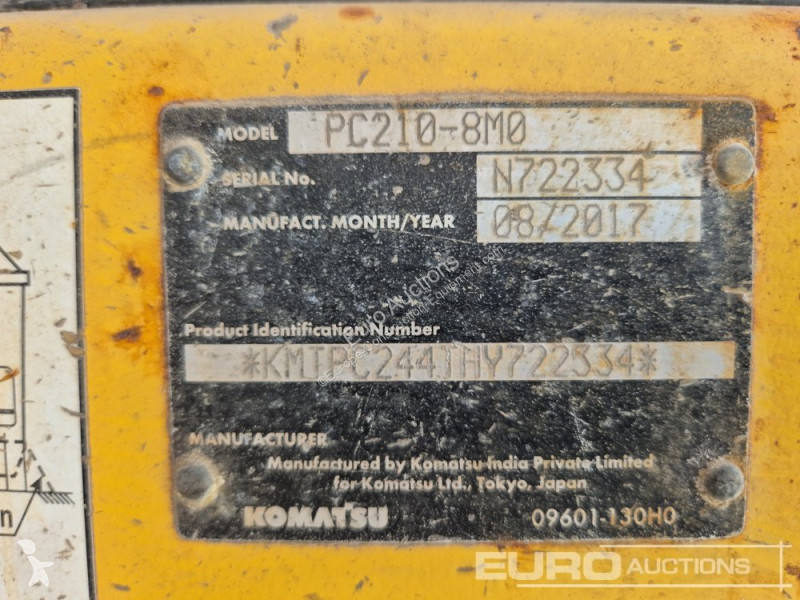 Escavatore Komatsu PC210-8M0