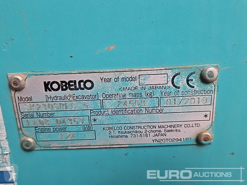 Escavadora Kobelco SK230SRLC-5