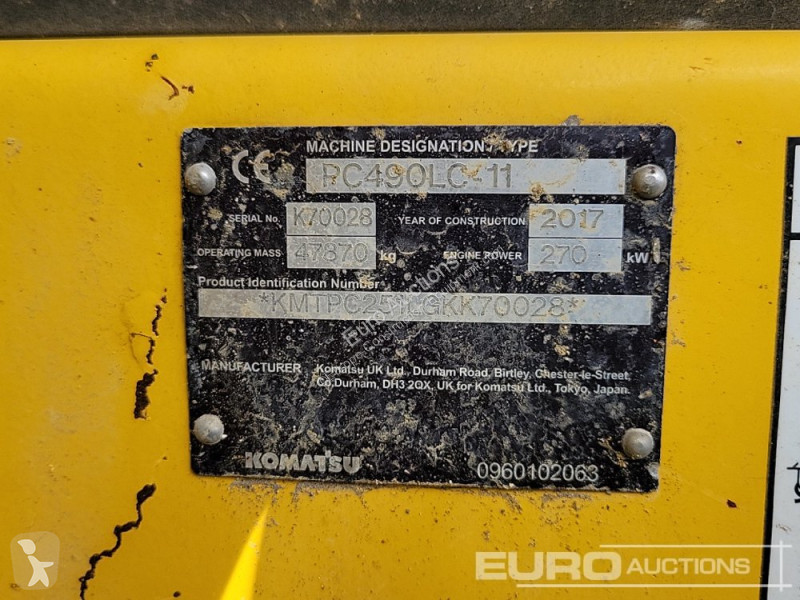 Escavatore Komatsu PC490LC-11