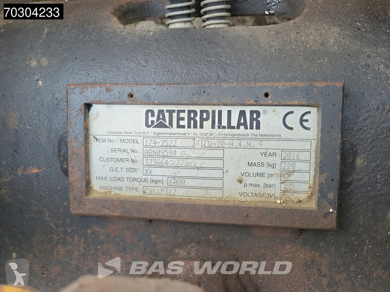 جرافة Caterpillar F F Outrigger + Blade