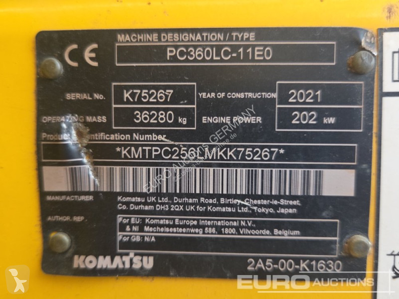 Багер Komatsu LC-11E0
