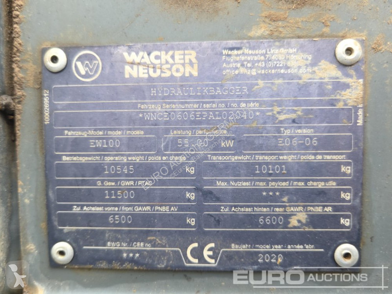Koparka Wacker Neuson EW100