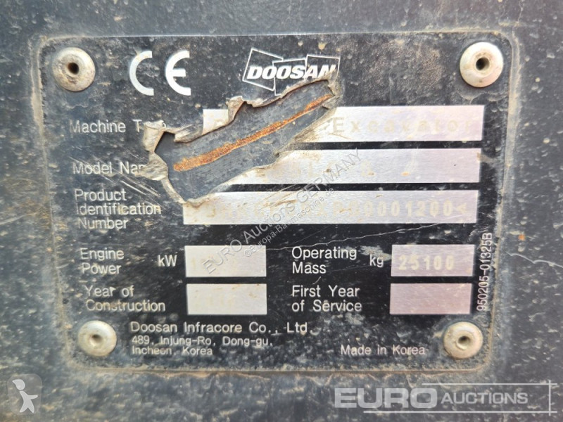 Graafmachine Doosan 5