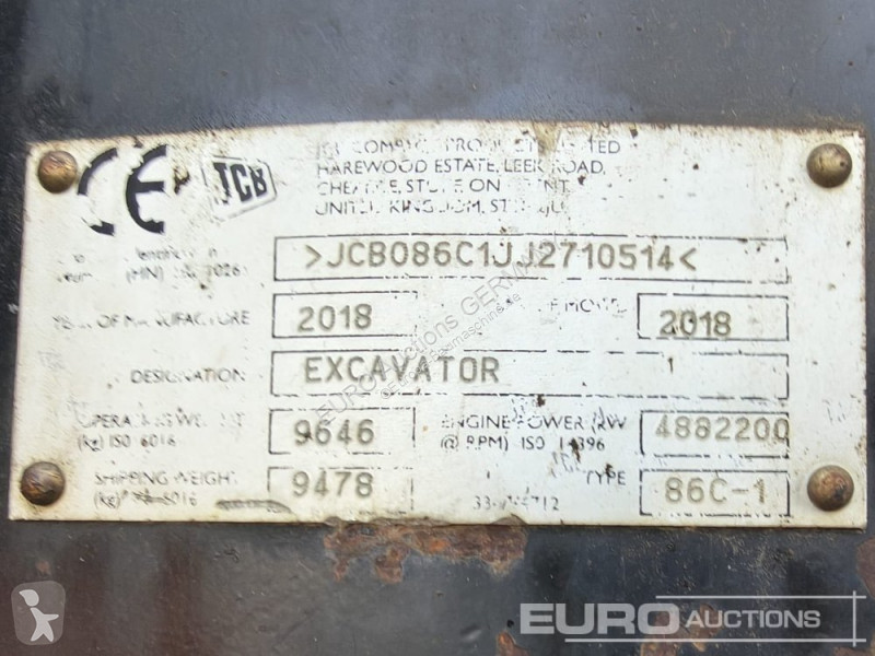 Багер JCB 86C-1
