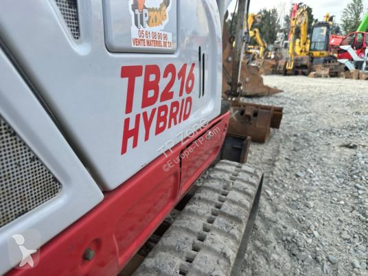 Excavadora Takeuchi tb216 hybrid à 18500€ ht