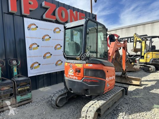 Graafmachine Kubota u27-4 cabine à 23500€ ht