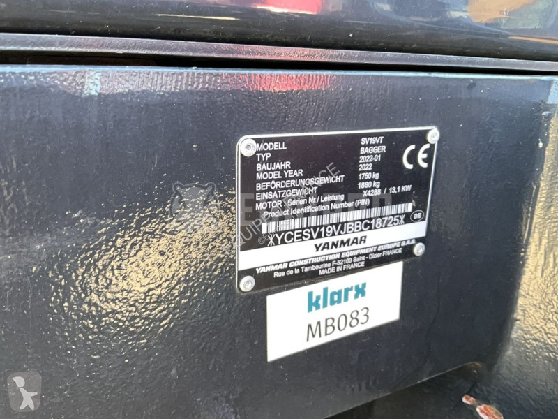 Escavatore Yanmar SV19VT