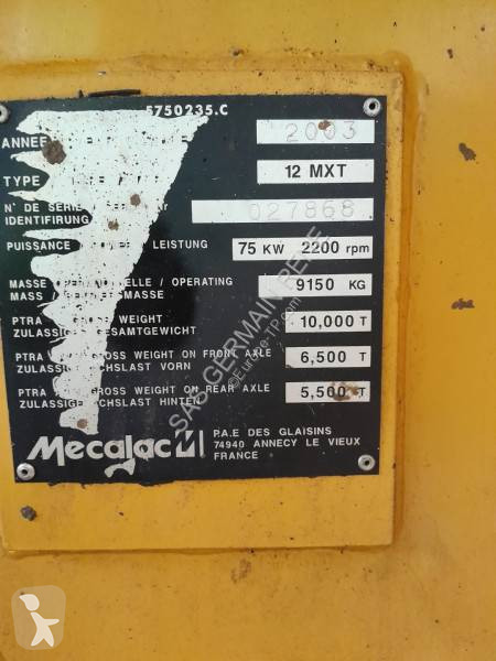 Excavator Mecalac 12 MXT