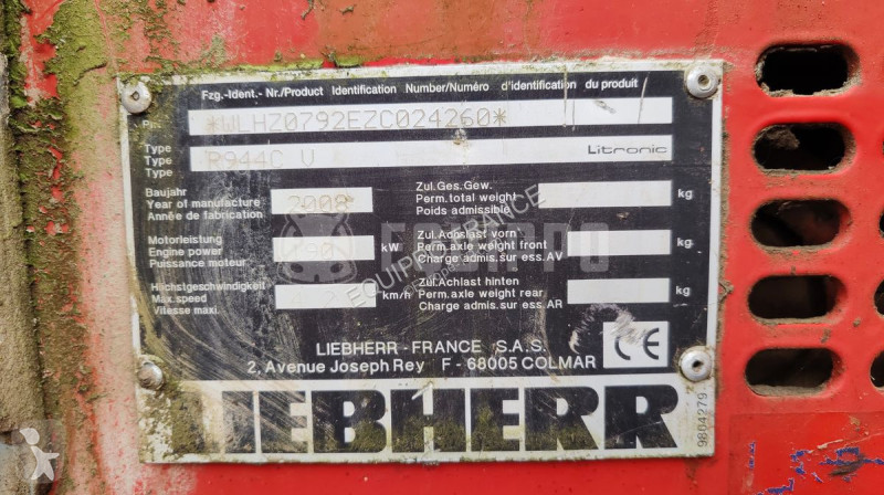 Excavator Liebherr V Litronic with...