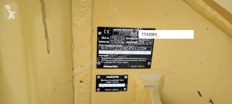 Skovl Komatsu PC55MR