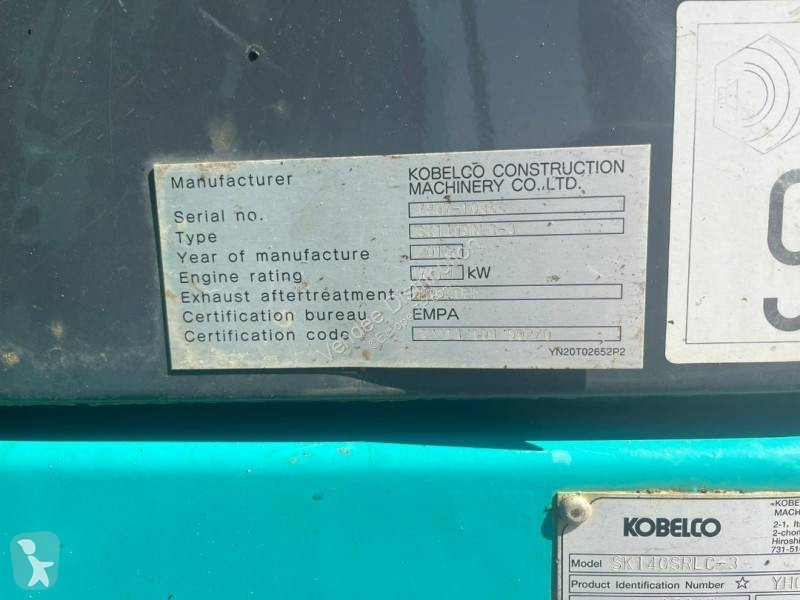 Escavadora Kobelco SK140RLC-3