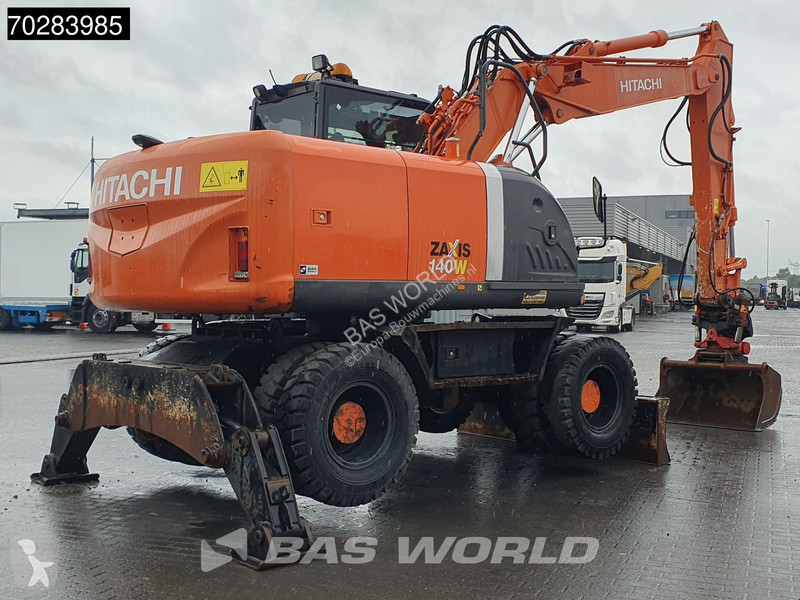 Escavadora Hitachi ZX140W -3 OUTRIGGERS - ROTOTILT