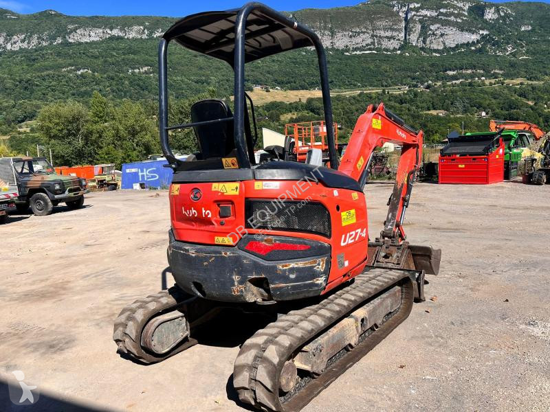 Excavadora Kubota U27-4 MINIPELLE 2,7T CANOPY...