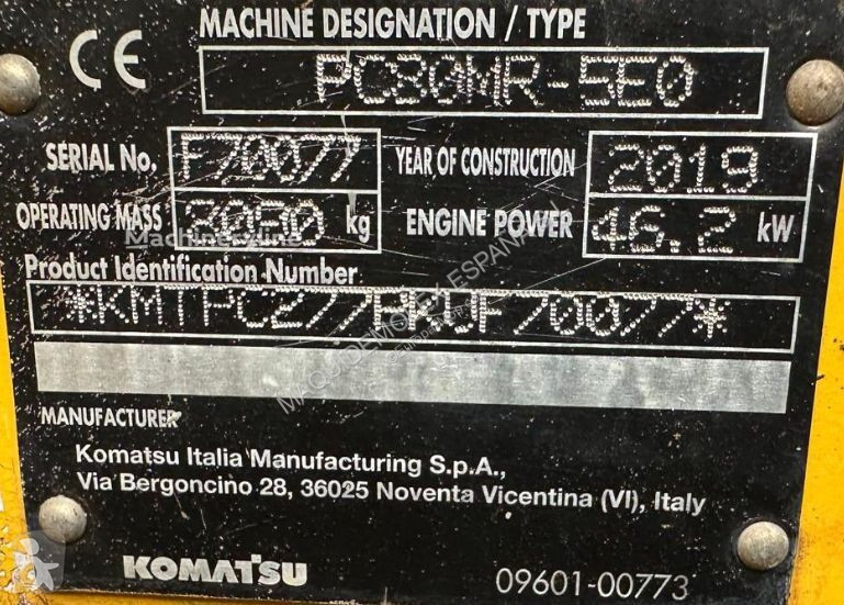 Escavadora Komatsu PC80MR-5(51154)