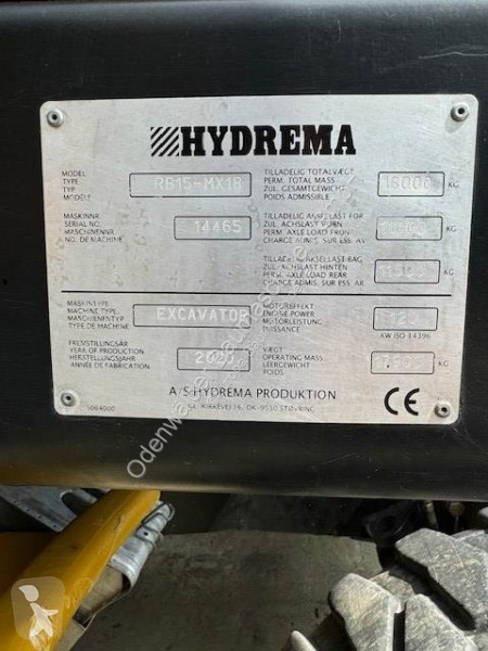 Skovl Hydrema MX18T4