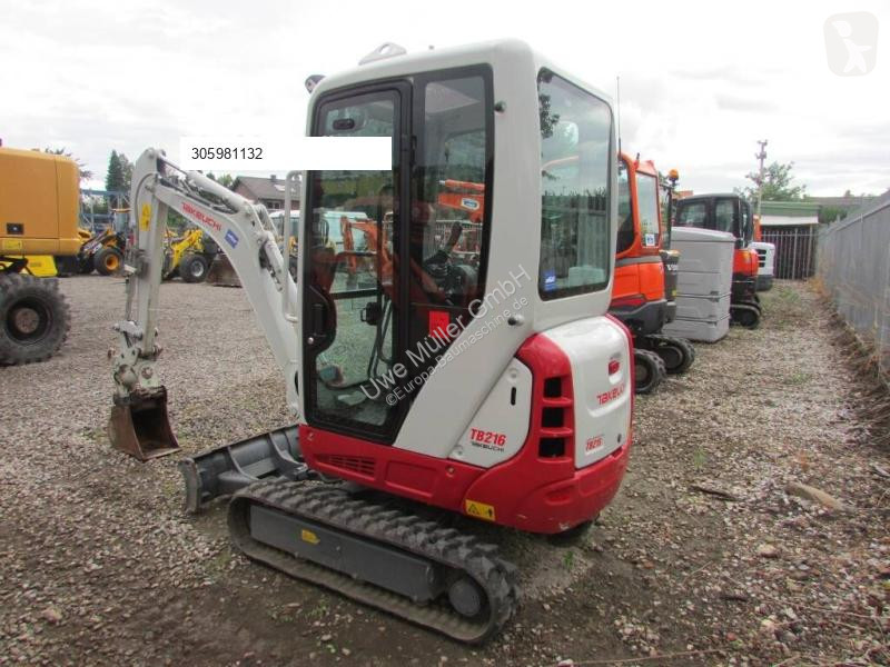 Escavadora Takeuchi TB 216 V4 Minibagger 24.500...