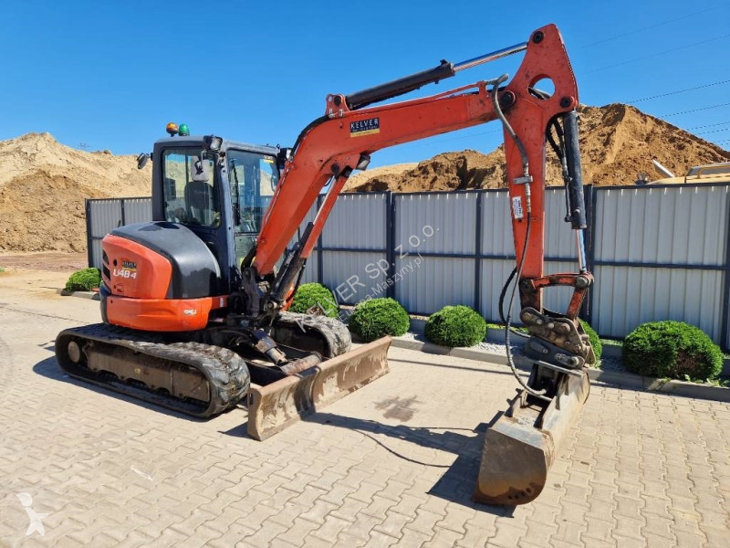 Escavadora Kubota U48-4 * 2018r. * 3x buckets *