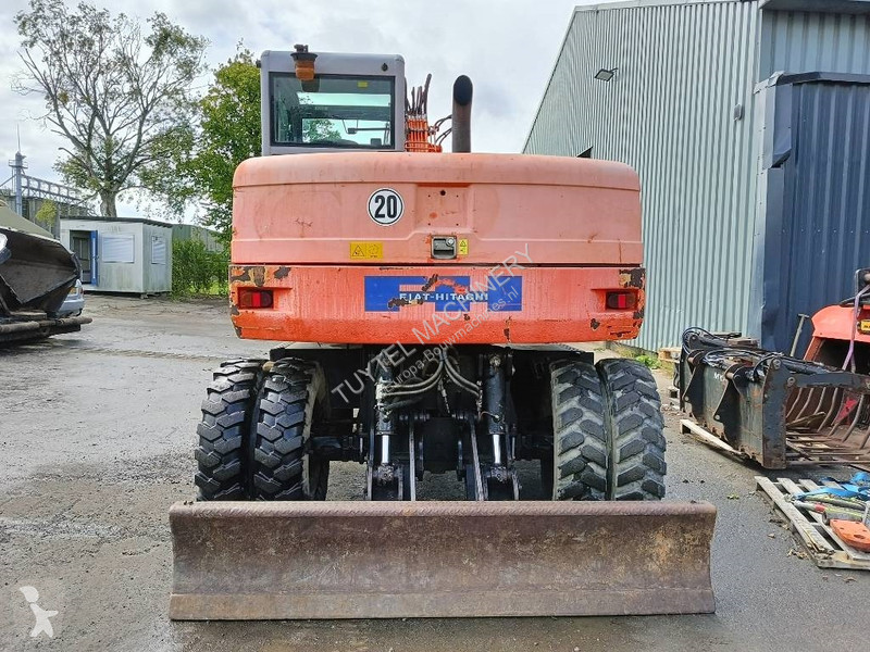 Escavatore Fiat-Hitachi W bandenkraan Wheel...