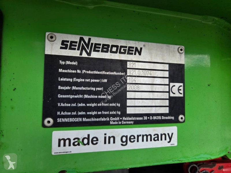 Skovl Sennebogen 821