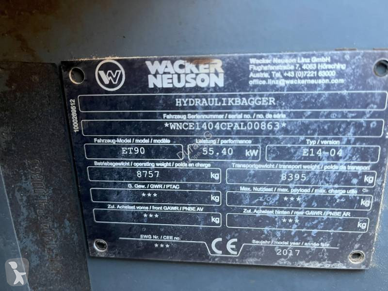 Escavatore Neuson ET90