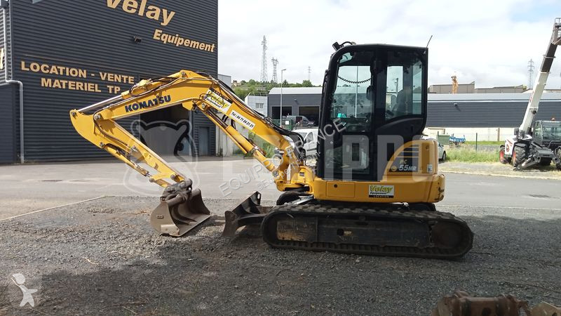 Escavatore Komatsu PC55MR-5E0 with 3 buckets