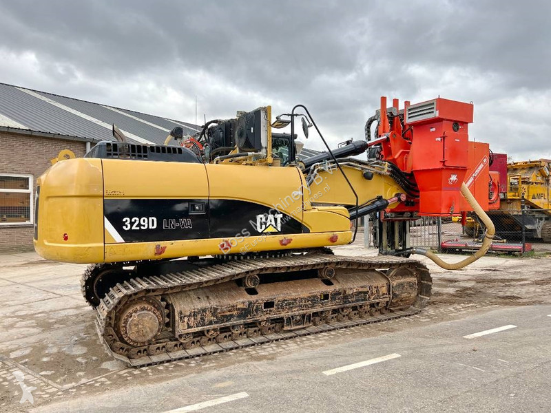 Escavatore Caterpillar 329D + Wimmer Jura Luna...