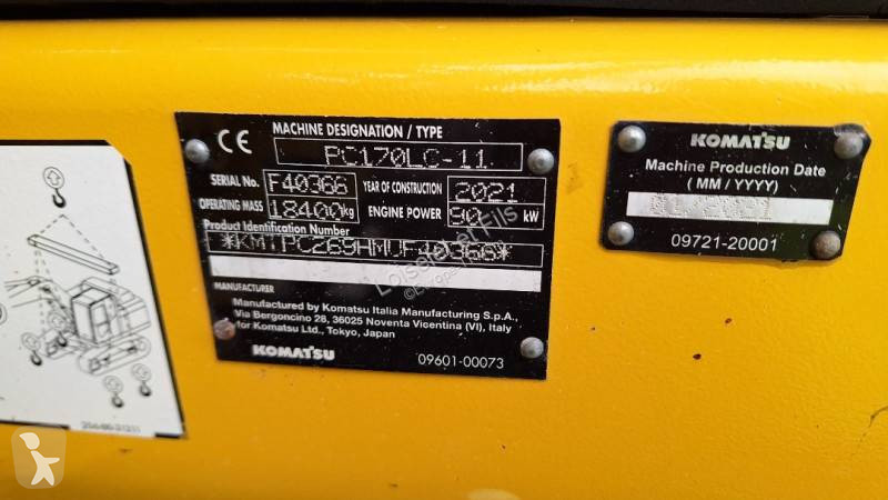 Skovl Komatsu PC170LC-11
