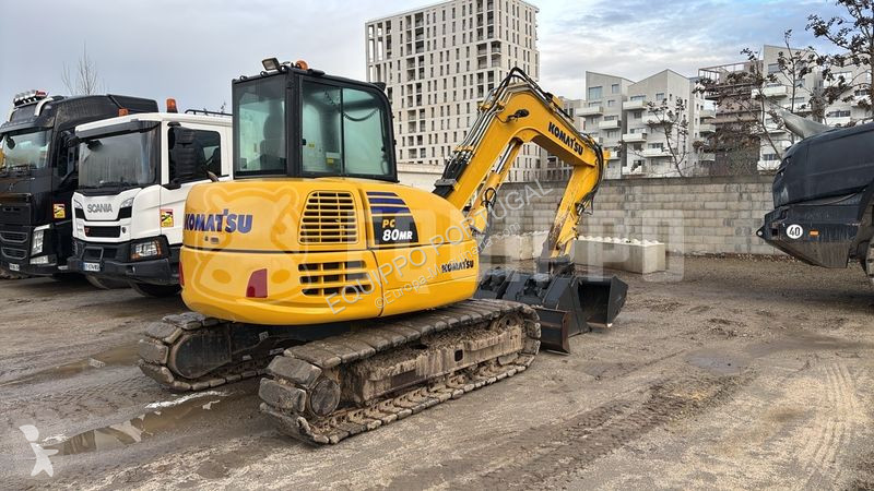 Rýpadlo Komatsu PC80MR-5E0 with 3 excavator...