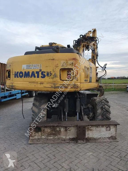 جرافة Komatsu K Komatsu PW180 Mobile Excavator...