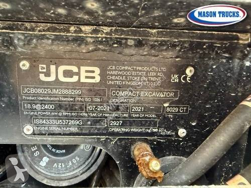 Lopatový nakládač JCB 8029 CTS