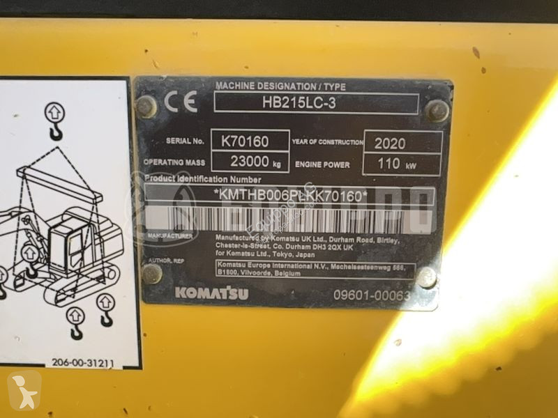Rýpadlo Komatsu HB215LC-3
