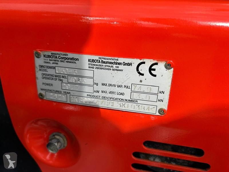 Rýpadlo Kubota  U50-5