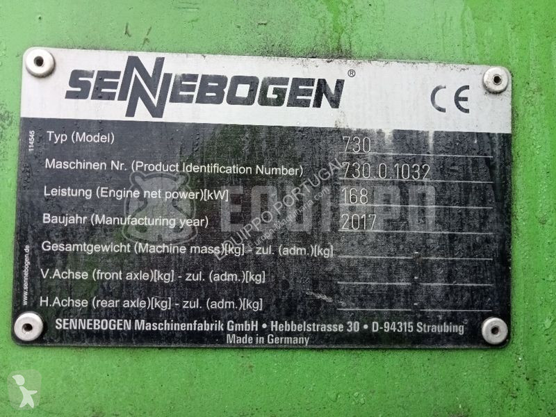 Escavadora Sennebogen 730E