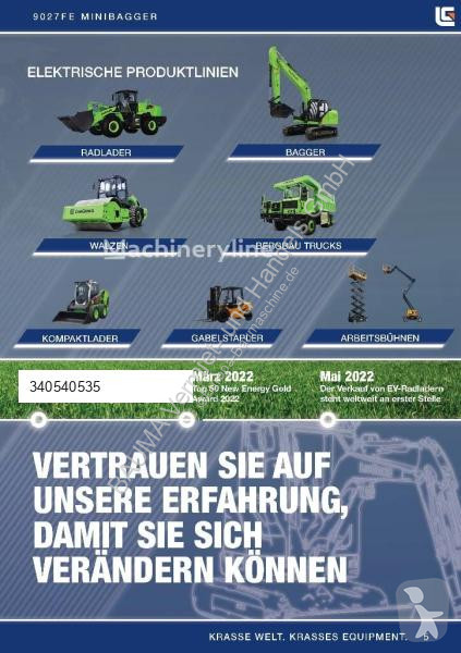 جرافة LiuGong 9027 FE vollelektrisch, 2.680 kg