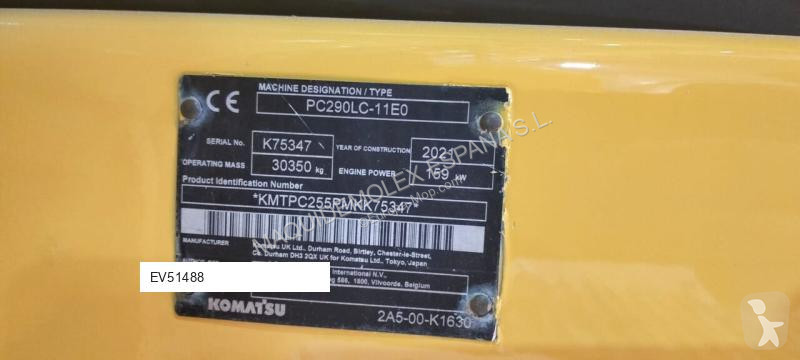 Rýpadlo Komatsu PC290LC11EO