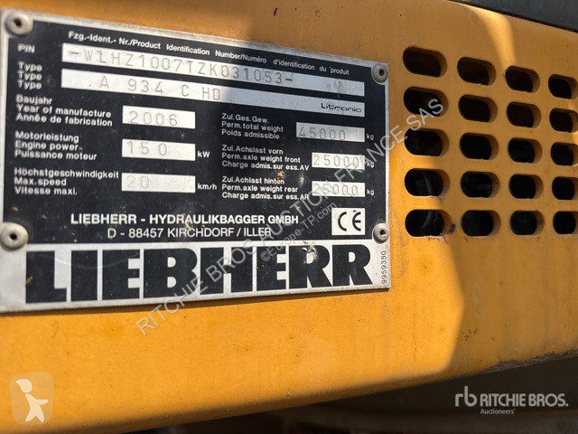 Rýpadlo Liebherr C-HD