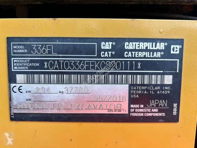 جرافة Caterpillar 336 F L (25 meter telescopic...