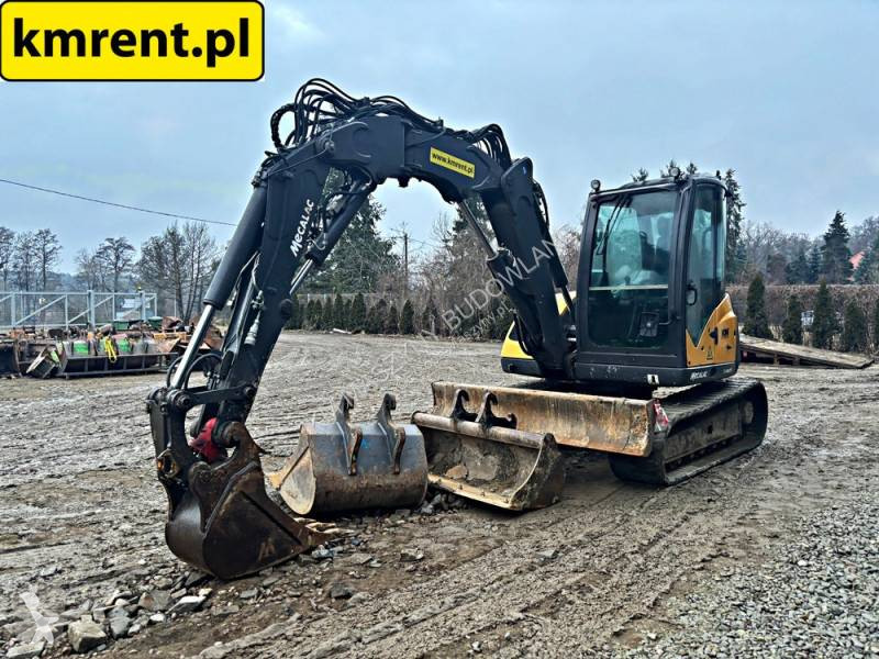 Excavadora Mecalac 8 MCR MINI-KOPARKA. 2018R
