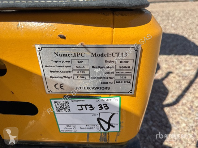 Excavadora JPC  CT13