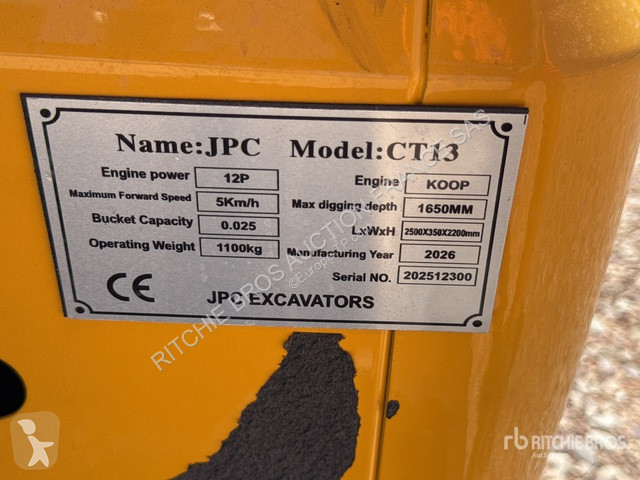 JPC  CT13 excavator