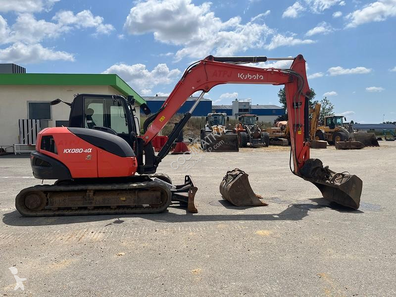 Excavadora Kubota  KX080-4