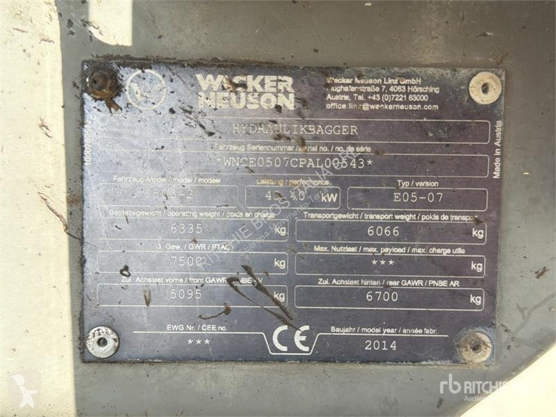 Екскаватор Wacker Neuson