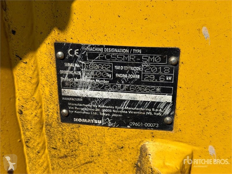 Koparka Komatsu PC55MR-5M0 Mini Excavator